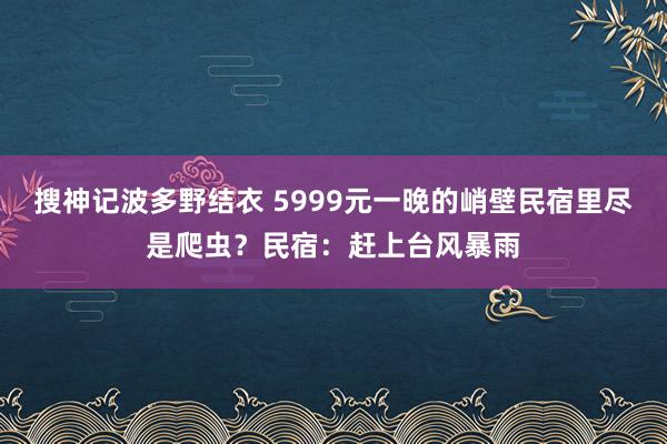 搜神记波多野结衣 5999元一晚的峭壁民宿里尽是爬虫？民宿：赶上台风暴雨